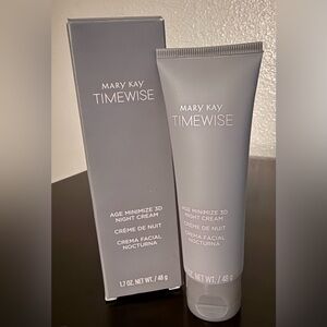 Mary Kay TimeWise Age Minimize 3D Night Cream Combination to Oily Skin 1.7oz NEW